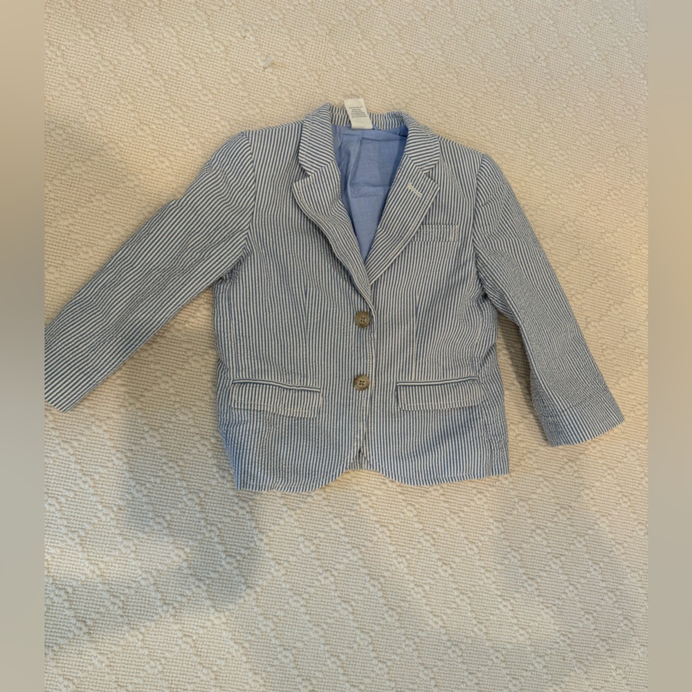 Crewcuts Jcrew boys 3T pinstripe blazer